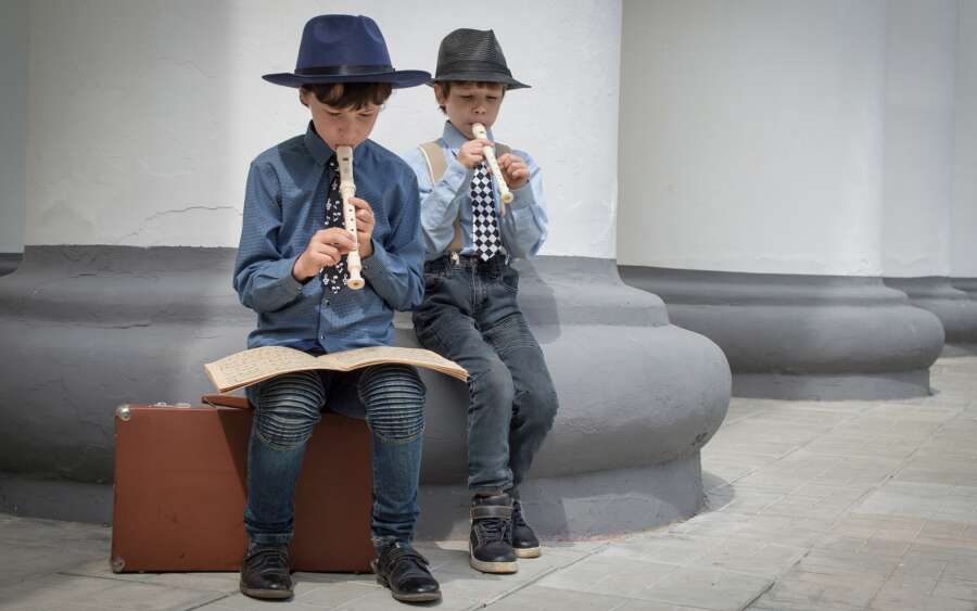Blockfloete Jungen